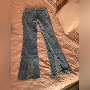 Y2K Yamata low rise jeans w studded detail